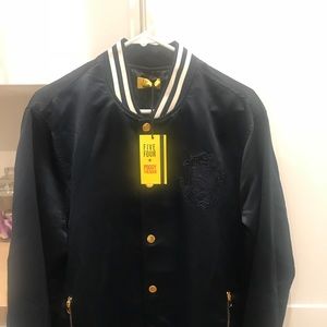 Five Four Poggy the Man Varsity Jacket